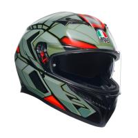 AGV Шлем K3 Decept Matt Black/Green/Red в Волгограде