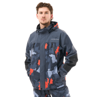 Dragonfly Мембранная куртка Quad 2.0 Man 2025 Grey - Orange Camo в Волгограде