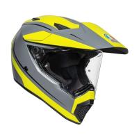 AGV Шлем AX9 E2206 V26 Pacific Road Matt Grey/Yellow Fluo/Black в Волгограде