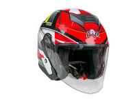 AiM Шлем открытый JK526 Red/Grey/Black в Волгограде