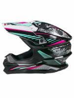 AiM Шлем кроссовый JK803 Multicolor Black/Blue в Волгограде