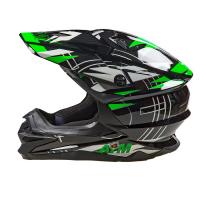 AiM Шлем кроссовый JK803S Green/Black в Волгограде