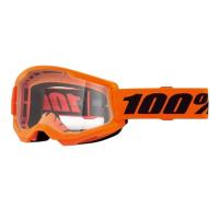 100% Очки Strata 2 V26 Goggle Neon Orange / Clear в Волгограде
