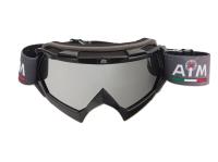 AiM Очки кроссовые (PRO) 157-100 Black Glossy в Волгограде