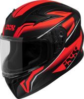 IXS Шлем 136 2.0 Kids Star 2 Черно-красно матовый в Волгограде
