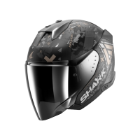 Shark Шлем Skwal I3 Jet Hellcat Mat Black/Chrome/Anthracite в Волгограде