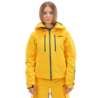Dragonfly Куртка утепленная Gravity Premium Woman Yellow-Dark Ocean в Волгограде