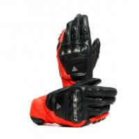 Dainese Перчатки кожаные 4-Stroke 2 Black/Fluo-Red в Волгограде