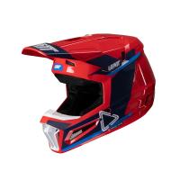 Leatt Шлем кроссовый детский Helmet Kit Moto 3.5 Jr V25 Royal в Волгограде