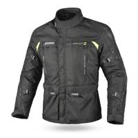 Dimox Мотокуртка текстиль Explorer Mens Touring Black/Yellow в Волгограде