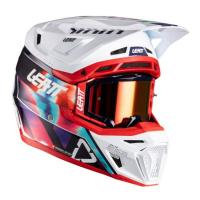 Leatt Шлем кроссовый 8.5 Royal Blue-Red V26 + очки Velocity 5.5 в Волгограде
