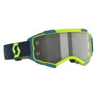 Scott Очки кроссовые Fury LS neon yellow/blue light sensitive grey works в Волгограде