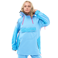Dragonfly Куртка-анорак сноубордическая DF Uktus Woman Blue - Pink в Волгограде