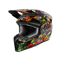 Oneal Шлем кроссовый детский 3Series Youth Crank V.24 красный/ зеленый в Волгограде