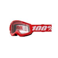 100% Очки подростковые Strata 2 Junior Red / Clear в Волгограде