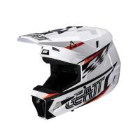 Leatt Шлем кроссовый детский Helmet Kit Moto 3.5 Jr V25 White в Волгограде