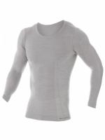 Brubeck Футболка мужская дл.рукав Comfort Wool Серый в Волгограде