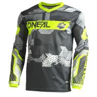 Oneal Джерси Element Camo V.22, детская, унисекс Серый/Желтый в Волгограде