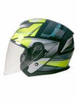 AiM Шлем открытый JK526 Yellow/Grey/Black в Волгограде