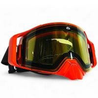 AiM Очки снегоходные с магнитной линзой и подогревом (PRO) 31-103 Accu Heated Orange Glossy в Волгограде