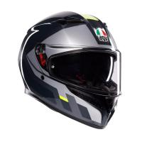 AGV Шлем K3 Shade Grey/Yellow Fluo в Волгограде