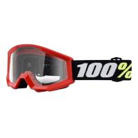 100% Очки детские Strata Mini Goggle Red/Clear Lens 2025 в Волгограде