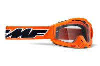 100% Маска кросс FMF Powerbomb Rocket Orange - прозрачная линза в Волгограде