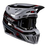 Leatt Шлем кроссовый 8.5 Grey V26 + очки Velocity 5.5 в Волгограде