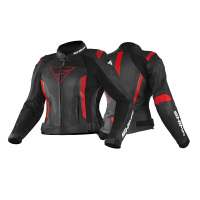 Shima Куртка Кожаная женская Miura 2.0 Black/Red в Волгограде