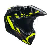 AGV Шлем AX9 E2206 V26 Steppa Carbon/Grey/Yellow Fluo в Волгограде