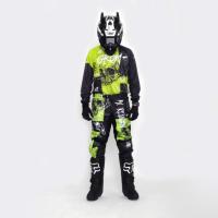Grom Штаны кроссовые подростковые MX Religion lime в Волгограде