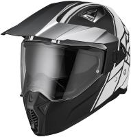 IXS Шлем IXS 208 2.0 Черно-Белый Матовый в Волгограде