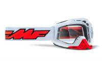 100% Маска кросс FMF Powerbomb Rocket White - прозрачная линза в Волгограде