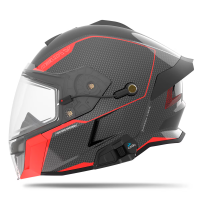509 Шлем Delta V Carbon Commander с подогревом Racing Red в Волгограде