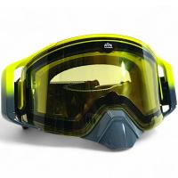 AiM Очки снегоходные с магнитной линзой и подогревом (PRO) 31-108 Accu Heated Yellow-Grey Glossy в Волгограде