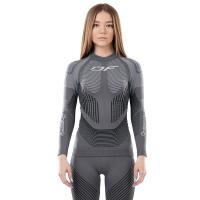 Dragonfly Термофутболка DF 3DThermo Grey с длинным рукавом Woman в Волгограде