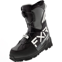 FXR Ботинки снегоходные X-Cross Pro BOA с утеплителем Black/White в Волгограде