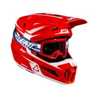 Leatt Шлем кроссовый 3.5 V26 Red + очки Vizion 3.5 в Волгограде