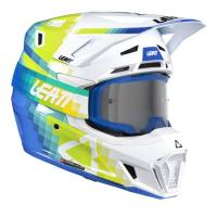 Leatt Шлем кроссовый  7.5 V26 Pixel Blue + очки Velocity 4.5 в Волгограде