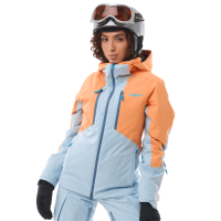 Dragonfly Куртка горнолыжная утепленная Gravity Woman 2025 Mock Orange-Light Blue в Волгограде