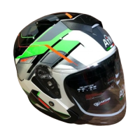 AiM Шлем JK526 Fluo-Green/White/Black в Волгограде