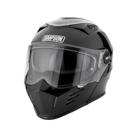 Simpson Шлем модуляр Darksome Gloss Black в Волгограде