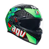 AGV Шлем K3 Kamaleon Black/Red/Green в Волгограде