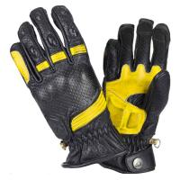 BY City Мотоперчатки Retro II Black/Yellow в Волгограде