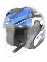 AiM Шлем открытый JK526 Blue/Grey/Black в Волгограде