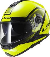 LS2 Мотошлем снегоходный FF325 Strobe Electric Snow Civik Желтый/Черный в Волгограде
