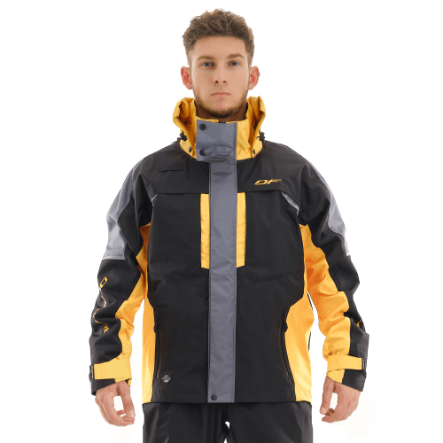 Dragonfly Куртка мембранная Quad Pro Black-yellow в Волгограде