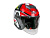 AiM Шлем открытый JK526 Red/Grey/Black в Волгограде