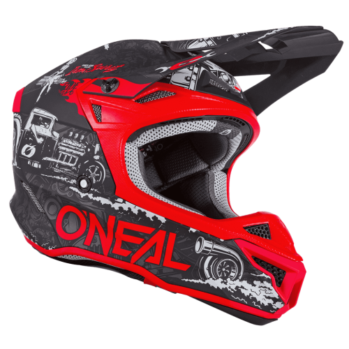 ONEAL Кроссовый шлем 5Series HR Черный/Красный в Волгограде