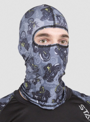 Starks Подшлемник Light Print Moto Серый принт в Волгограде